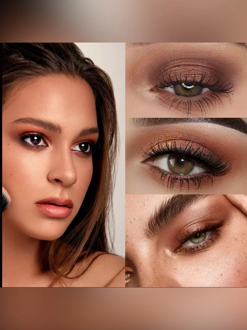 9-Color Neutral Eyeshadow Palette — Warm Nude Shades